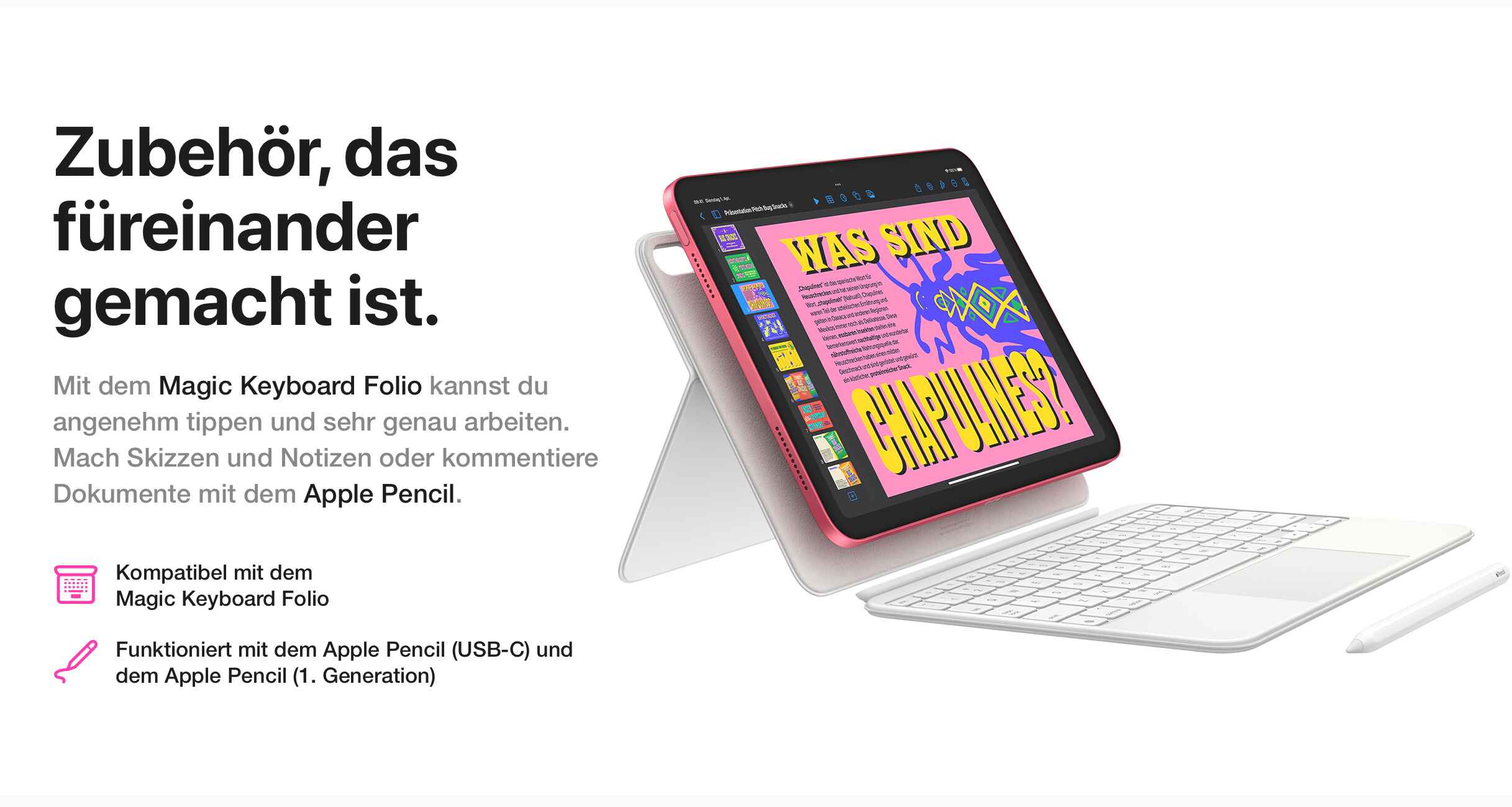 iPadOS und Apps: Leistungsstarkes Betriebssystem. Vielseitige Apps